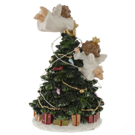 Фигурка декоративная с подсветкой &quot;Елочка&quot;, L9 W8,5 H14 см (3 x LR44.)