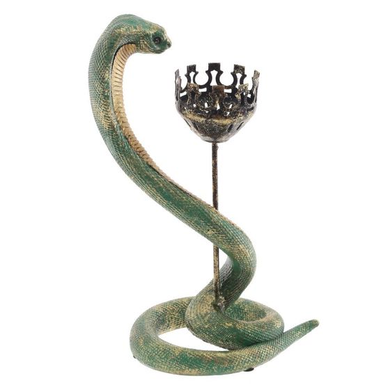 Подсвечник &quot;Змея&quot;, L11 W14 H25 см