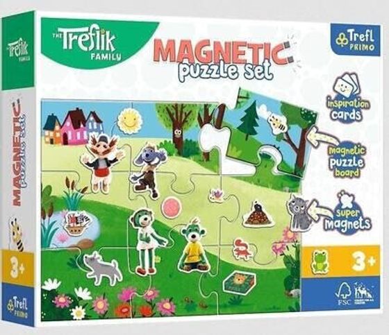 Trefl Puzzle magnetyczne Treflikowy dzień TREFL