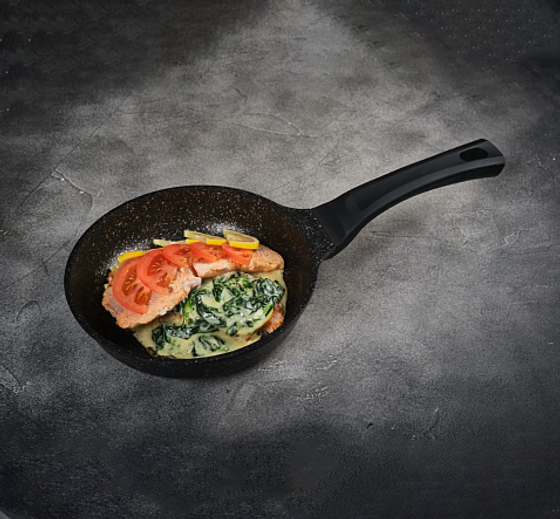 Сковорода МЕГАПОЛИС серебро 28см индукция