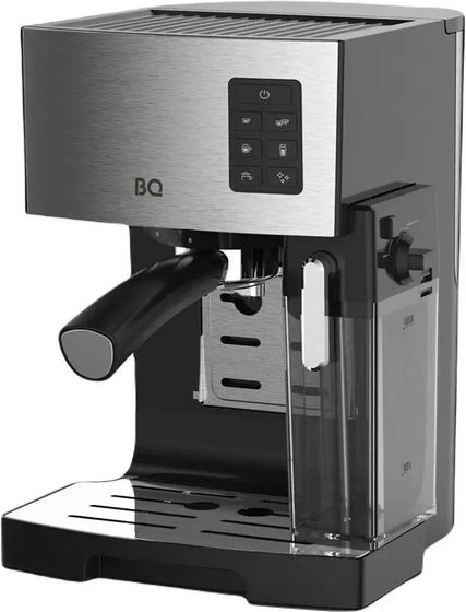 Кофеварка рожковая BQ CM9002 1450Вт нержавеющая сталь/черный