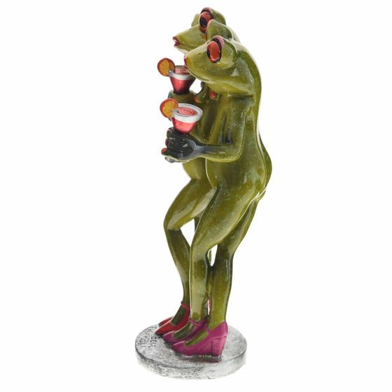 Фигурка декоративная &quot;Лягушки&quot;, Д9 Ш7 В18 см