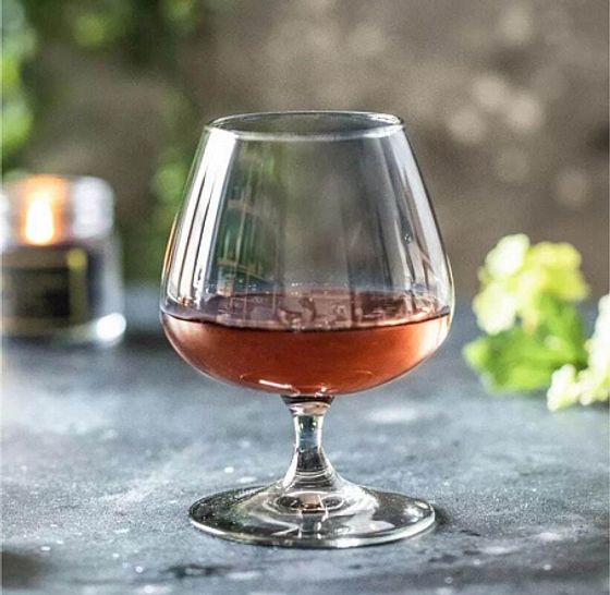 Бокал для коньяка 410мл СИЯЮЩИЙ ГРАФИТ 2шт