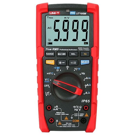 Мультиметр профессиональный UNI-T UT195M 1000В 20А 60МОм