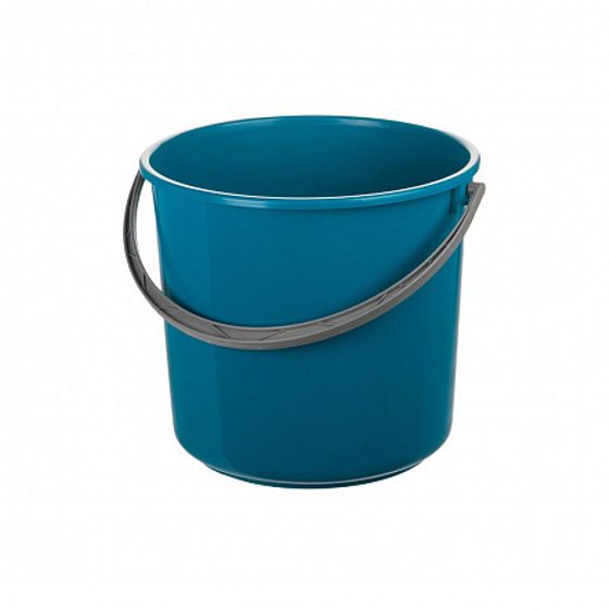 Ведро с крышкой 16л голубое