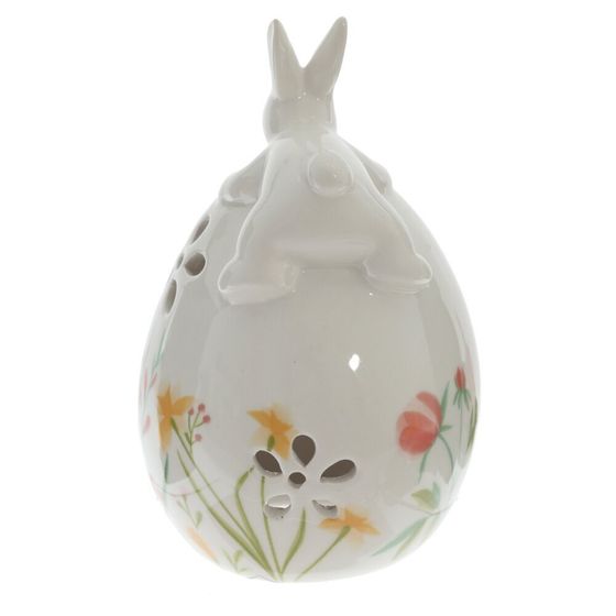Фигурка декоративная &quot;Заяц на яйце&quot;, L9 W9 H15 см