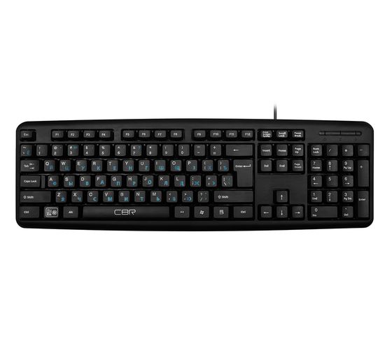 Клавиатура CBR KB 109 проводная USB черный
