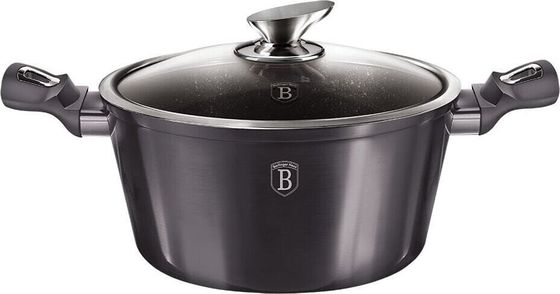 Berlinger Haus ПОКРЫТЫЙ ГОРШОК ГРАНИТ 6.1L 28см BERLINGER HAUS Carbon Pro BH-6894