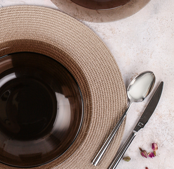 Столовый набор АМБЬЯНТЕ ЭКЛИПС 19 предметов (салатник 24 см)