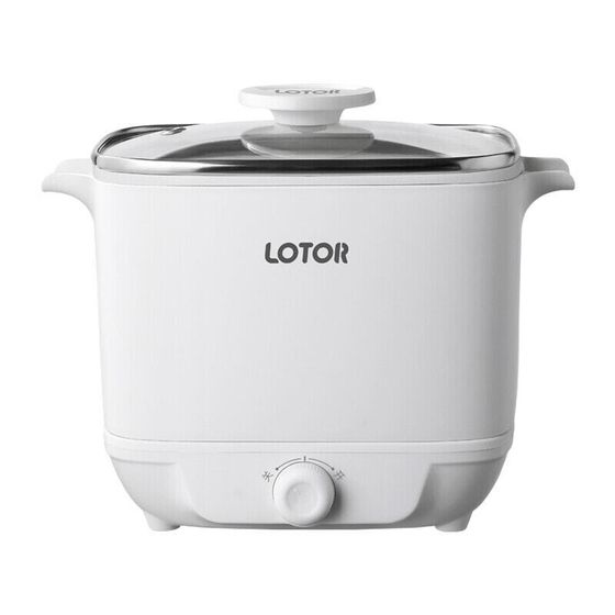 LOTOR Electric Cooking Pots Students Dormitory Instant Noodle Mini Electric Pot 26C