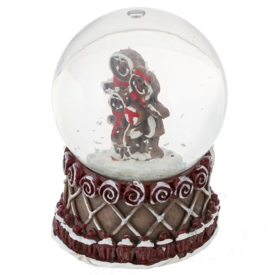 Фигурка декор в стекл шаре &quot;Пряник&quot;, D 4.5 см, L4,5 W4,5 H7 см, 4в.