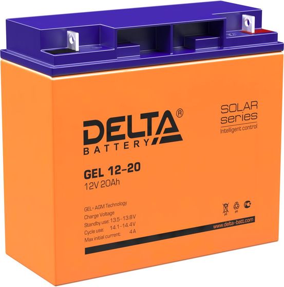 Батарея для ИБП Delta GEL 12-20 12В 20Ач