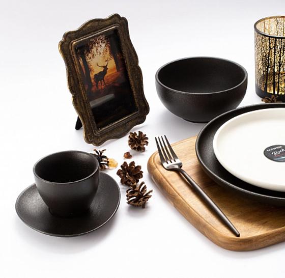 Салатник ROCK BLACK 15см