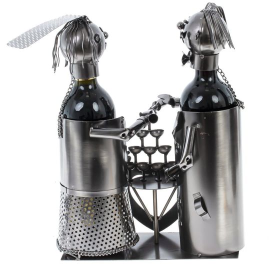 Подставка для бутылки &quot;Свадьба&quot;, Д25 Ш15 В20 см