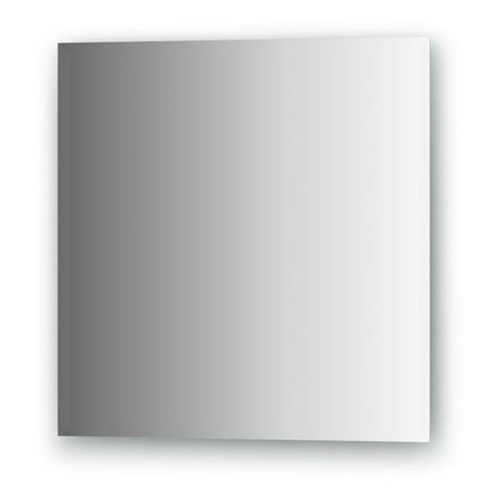 Зеркальная плитка с фацетом 15 мм, квадрат 50 х 50 см, серебро Evoform
