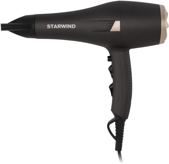 Фен Starwind SHD6077 2200Вт графит/золотистый