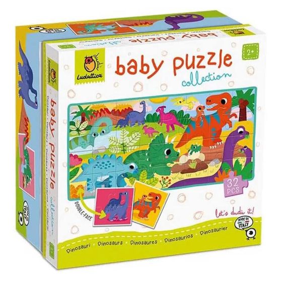 LUDATTICA Dudù Baby Collection Dinosaurs Puzzle