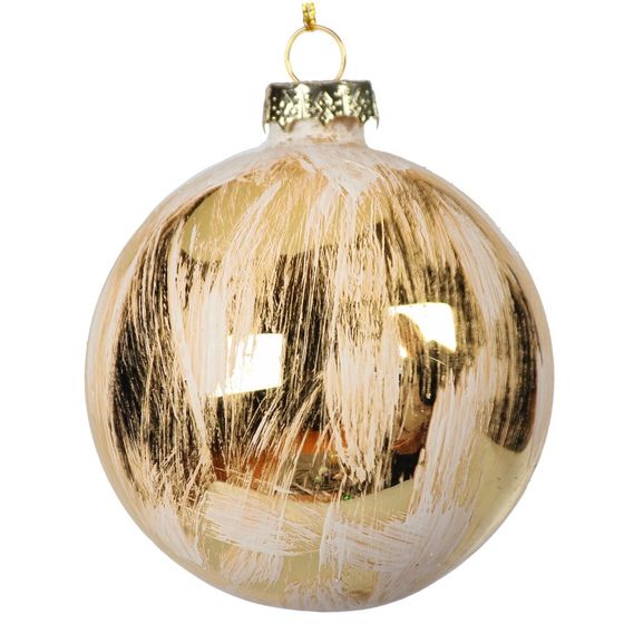 Украшение новогоднее "Шар", D 7.5 см, L7,5 W7,5 H9 см