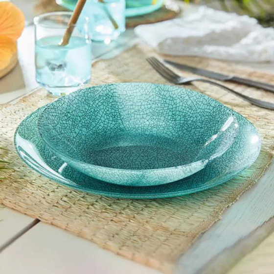 Тарелка обеденная ICY TURQUOISE 26см