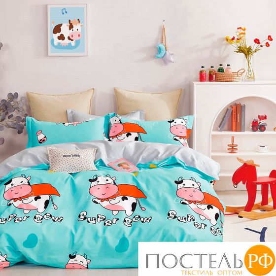 TPIG4-1638 КОД1050, Twill 1,5 спальный, 50x70 (1 шт), 70x70 (1 шт), Сатин (Твил), Коробка