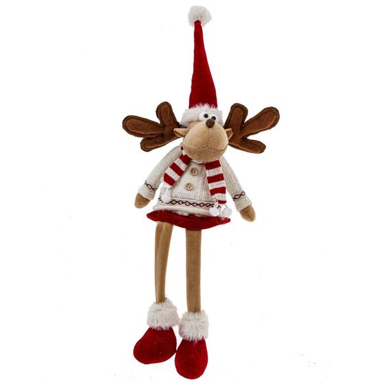 Игрушка набивная &quot;Олень&quot;, L20 W9,5 H42/15 см, 2в.