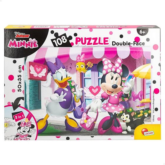 K3YRIDERS Disney Junior Minnie puzzle double face 108 pieces