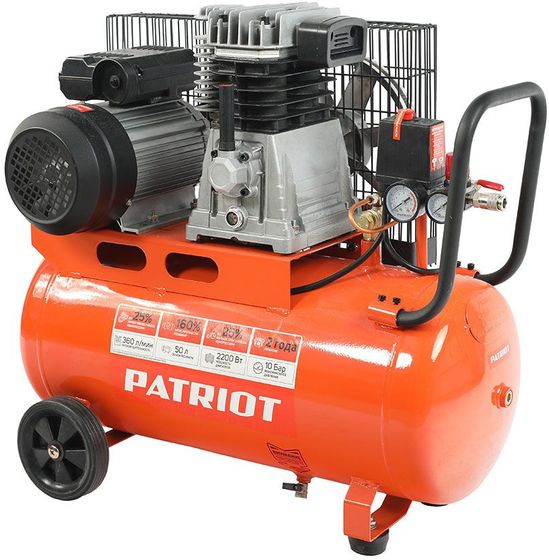 Компрессор ременной поршневой Patriot PTR 50-360I (525301960)