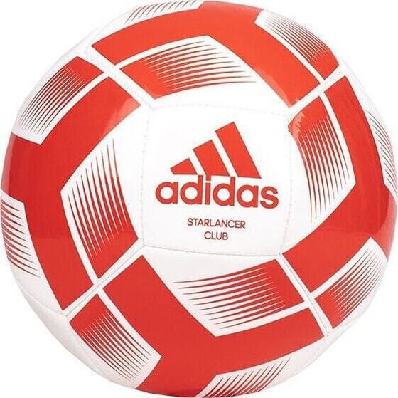 Adidas Piłka nożna adidas Starlancer Club Ball biało-czerwona IA0974 5