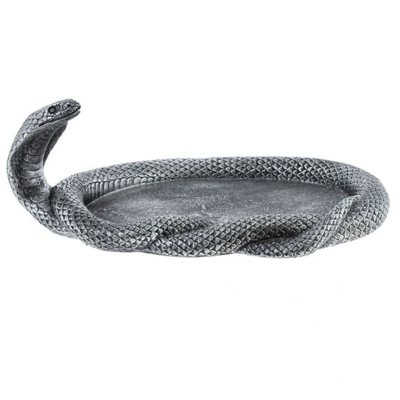 Декоративное блюдо "Змея", L25 W15,5 H9 см, 1 штука, дизайн микс