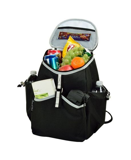 Insulated Backpack Cooler -4 Exterior Pockets, No-Leak Lining