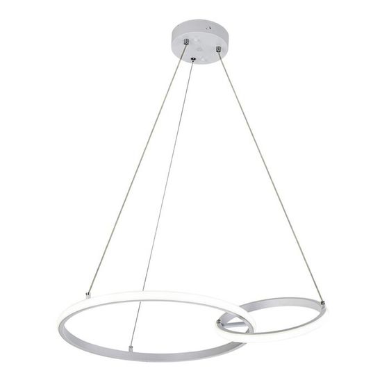 Светильник подвесной Escada, 10230/2LED White. 1х55Вт, LED, 4368Лм, 3000/4000/6500К, 638х458х1200 мм, цвет белый