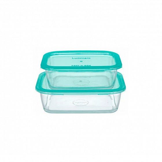 Набор контейнеров KEEP&#39;N&#39;BOX 3 предмета (380млх2, 820мл)  термосумка (тюркуаз)