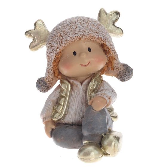 Фигурка декоративная &quot;Мальчик/Девочка&quot;, L5,5 W6 H6,5 см, 2в.