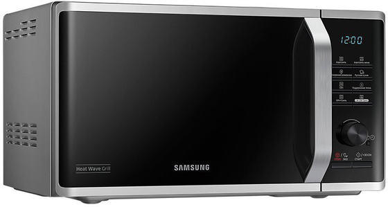Микроволновая печь Samsung MG23K3575AS/BW 23л 800Вт черный/серебристый