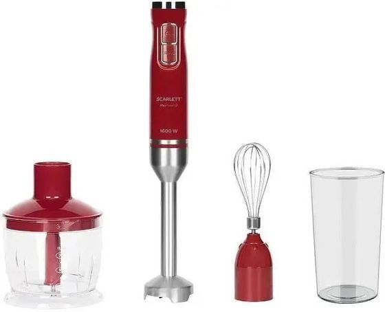 Блендер погружной Scarlett SC-HB42F68 1600Вт красный