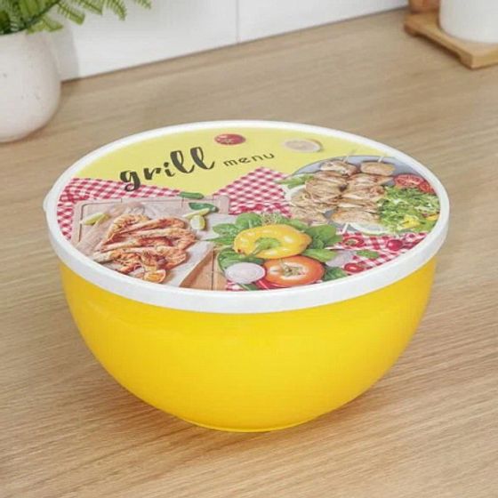 Миска GRILL MENU 0.6л с крышкой