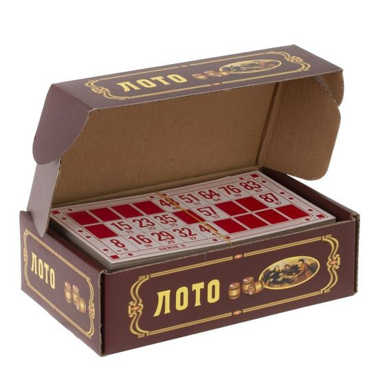 Игра настольная &quot;Лото&quot;, L19 W11 H6 см
