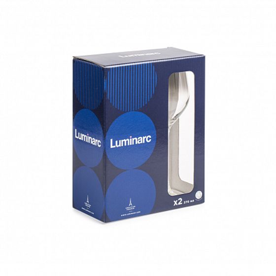 Набор бокалов для вина СЕЛЕСТ СЕРЕБРЯНАЯ ДЫМКА 2шт 270мл