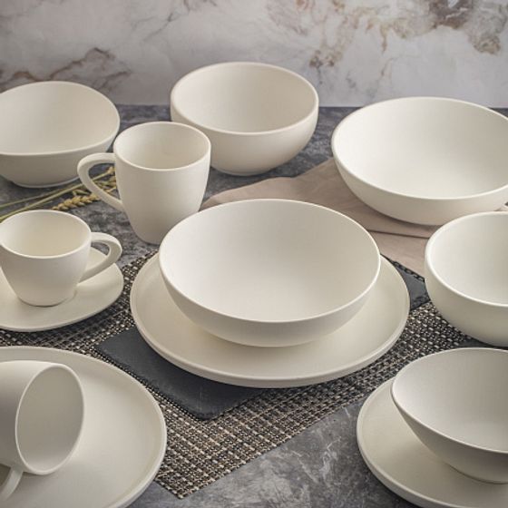 Тарелка обеденная ROCK WHITE 26см