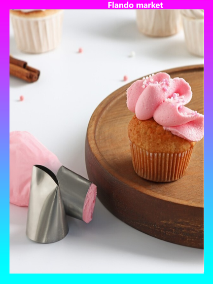 !Насадка кондитерская «Лепесток розы», d=2,5 см, выход 1,5 см, нержавеющая сталь