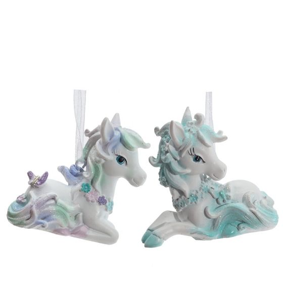 Фигурка декоративная подвесная &quot;Лошадка&quot;, L7 W2,5 H6 см, 2в.