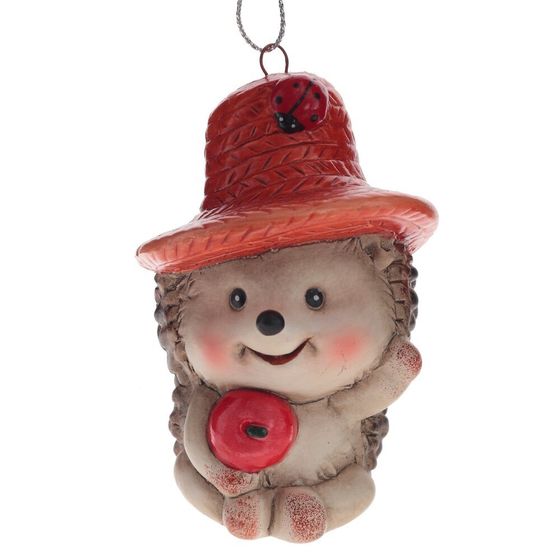 Изделие декоративное подвесное &quot;Ёжик&quot;, L6 W6 H7,5 см, 2в.