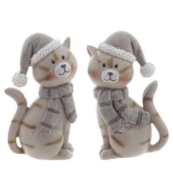 Фигурка декоративная &quot;Кошка&quot;,  L5 W4 H9 см, 2в.