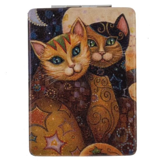 Зеркало карманное, Д6 Ш8,5 В1 см, 4в.