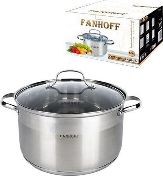 Кастрюля Fanhoff FH-684-24 6.5л с/кр