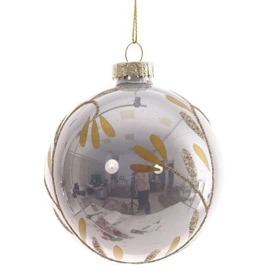 Украшение новогоднее "Шар", L8 W8 H9 см, 2в.