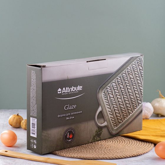 Форма для запекания GLAZE 36x21x5см прямоугольная