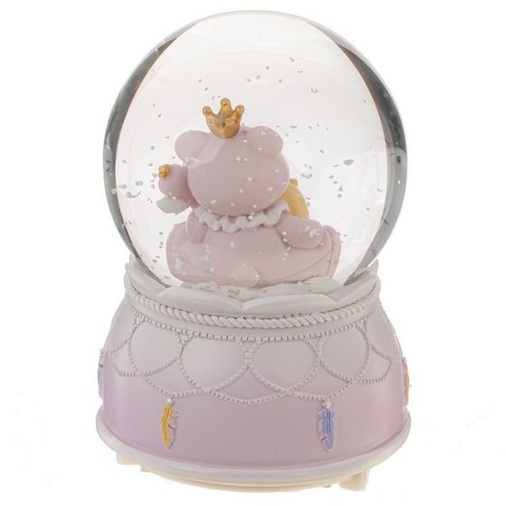 Фигурка декоративная &quot;Медвежонок&quot; в стекл шаре (муз, подсвет, 2xAAA н/п), D9 см, Д9 Ш9 В12 см