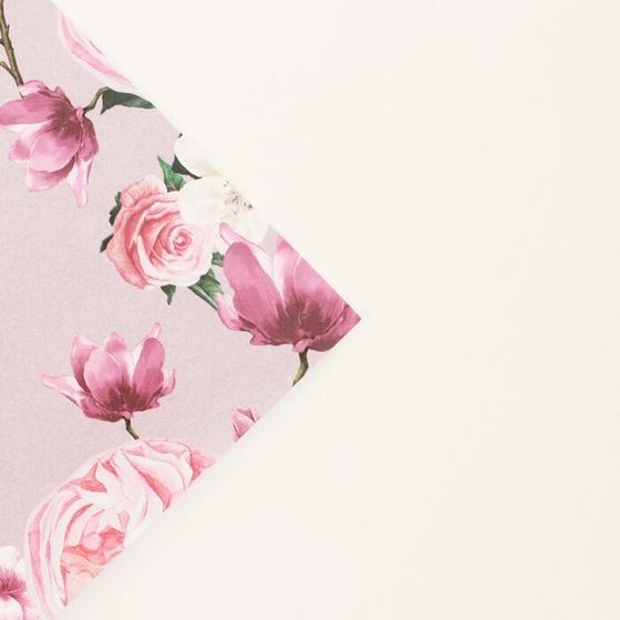 !Бумага упаковочная 2 листа крафтовая «Только для тебя», 60 × 90 см.