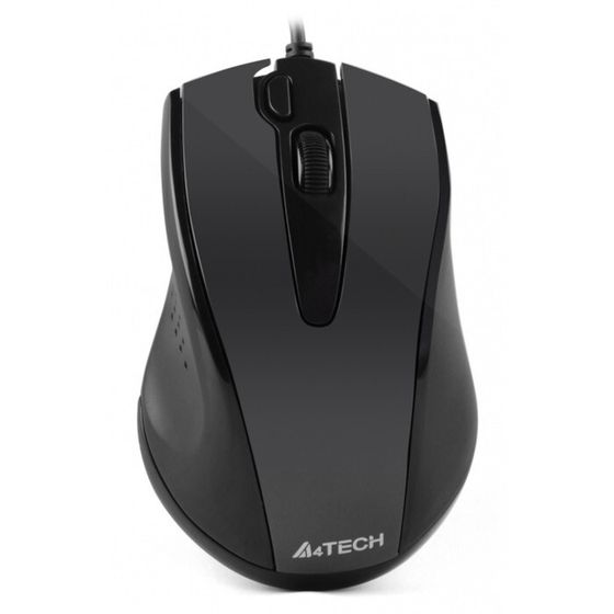 Мышь A4Tech V-Track Padless N-500FS черный оптическая (1200dpi) silent USB (3but)